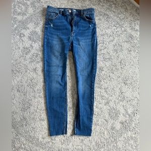 Super High Rise Cropped Jeans